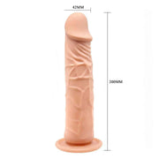 Fallo realistico con ventosa 20 cm Rosa Carne