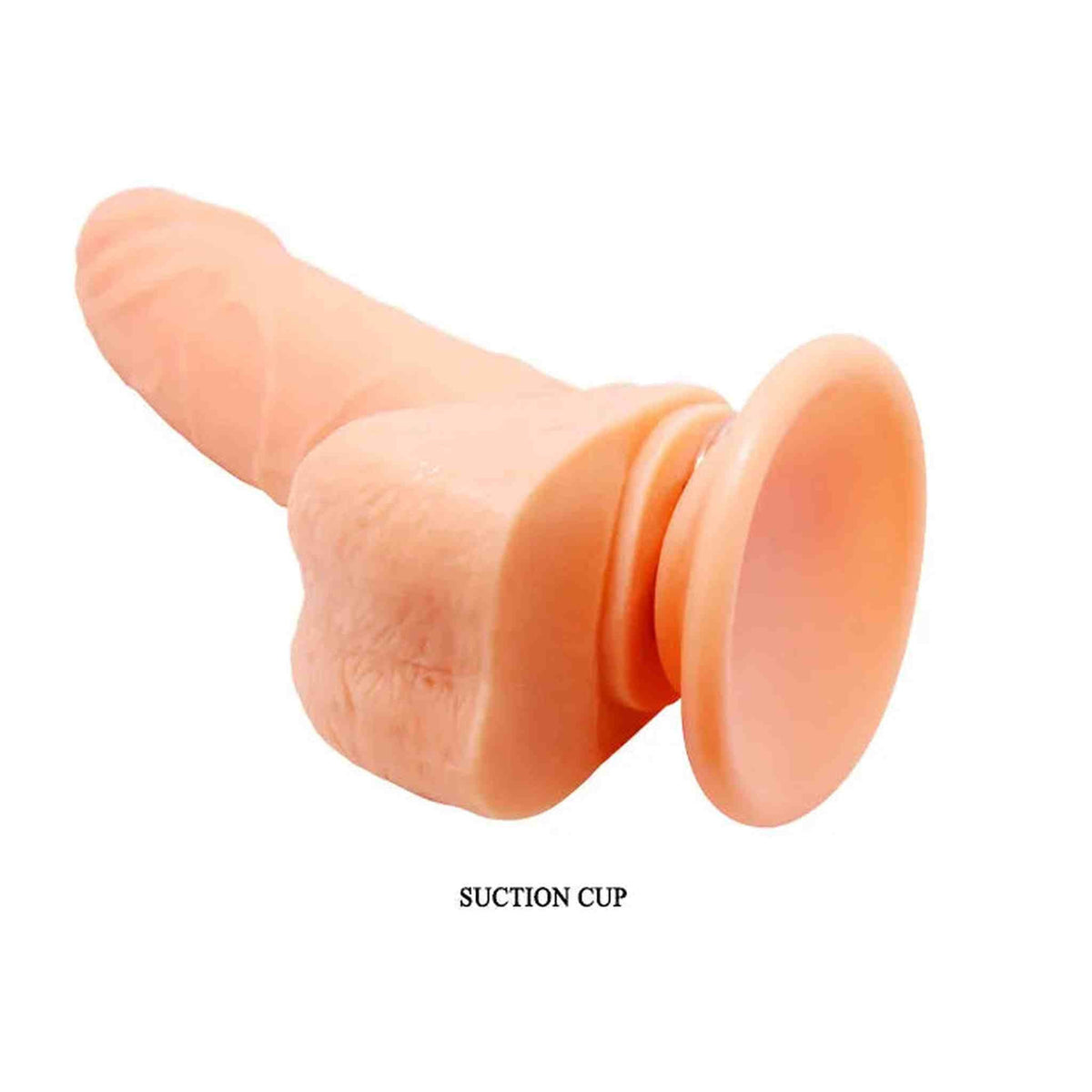 Fallo realistico vibrante e rotante con ventosa 15 cm Ø 3.5 cm
