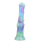 Fantasy Yellow Stallion Penis Silicone Dildo For Woman