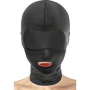 Fetish Tentation Cappuccio nero open mouth