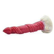 Dildo silicone rosso scuro design mostro base artigli Magmara