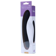 Confezione Vibe Flexi G-Spot nera scatola viola trasparente logo Sins Factory