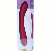 Confezione Vibe Flexi G-Spot rosa scatola viola finestra trasparente logo Sins Factory