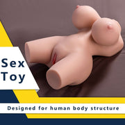 Torso sessuale Frieda design ergonomico anatomia umana vista laterale