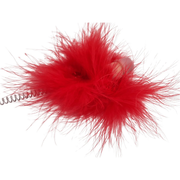 Frontino con pisellini a molla e peluche colori assortiti