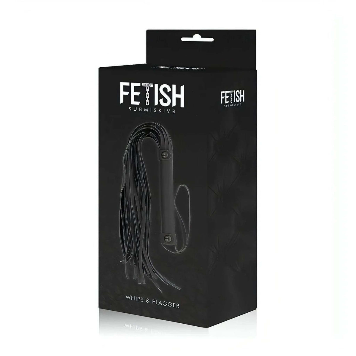 Frusta 28 cm in pelle vegana