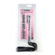 Confezione fustino leggero BDSM 'Whip Me Baby' Lovetoy manico zebrato