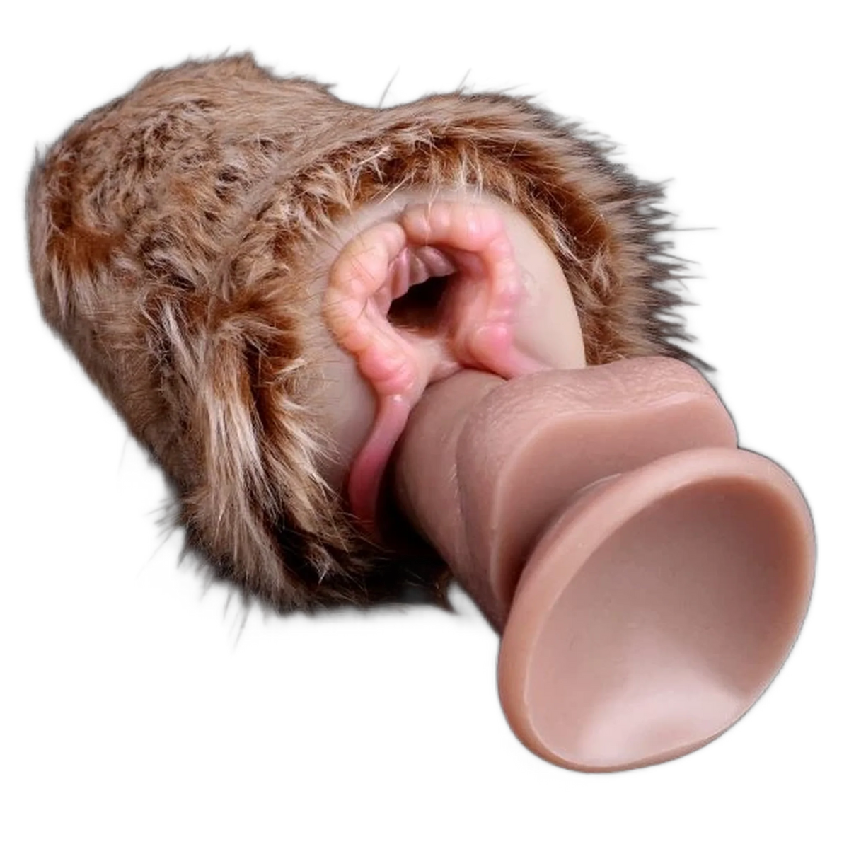 Furry Pussy Vaginal toy, Animal Design Male Masturbators