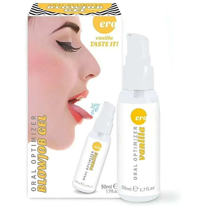 Gel stimolante per piaceri orali. Dona freschezza e stimolazione, totalmente ingeribile - Gusto Vaniglia. Made in Germany