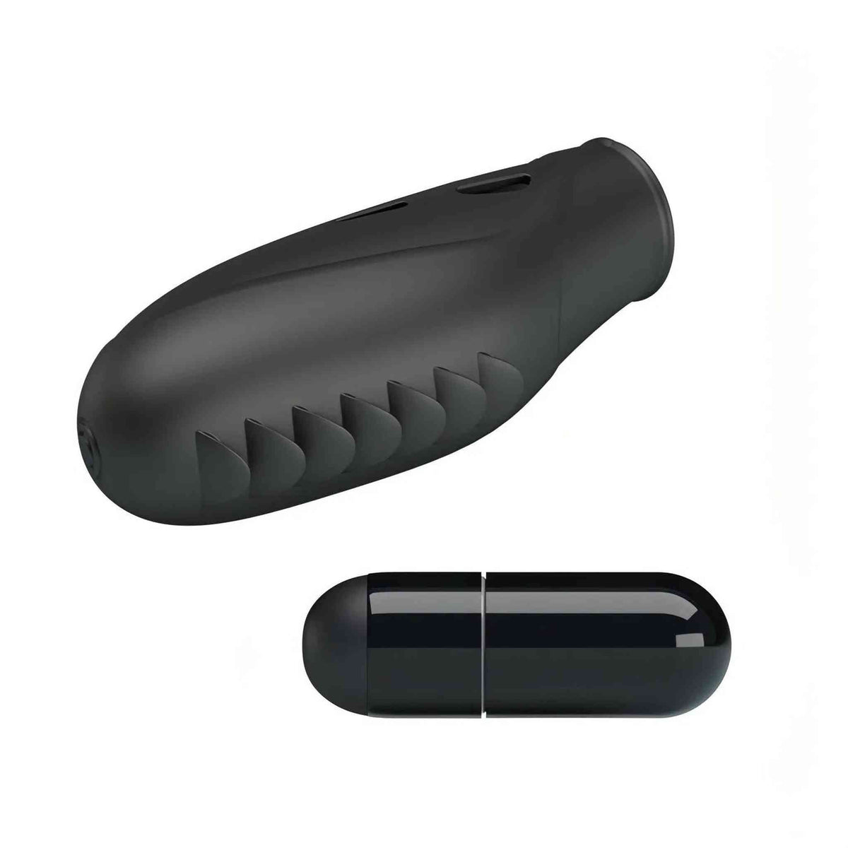 Gilo Vibratore da dita con rilievi stimolanti Ø 1.8 cm