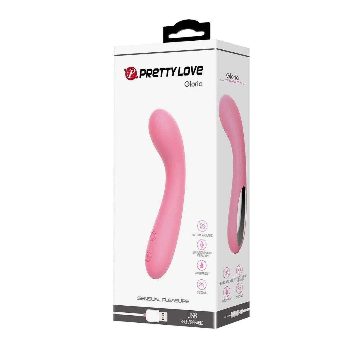 Gloria Vibratore Ricaricabile in Silicone per Stimolazione Punto G