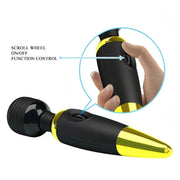 Gold Power Wand controllo rotellina nero oro ingrandimento