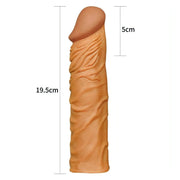 Guaina Fallica Realistica 19.5 cm lunga estensione di 5 cm