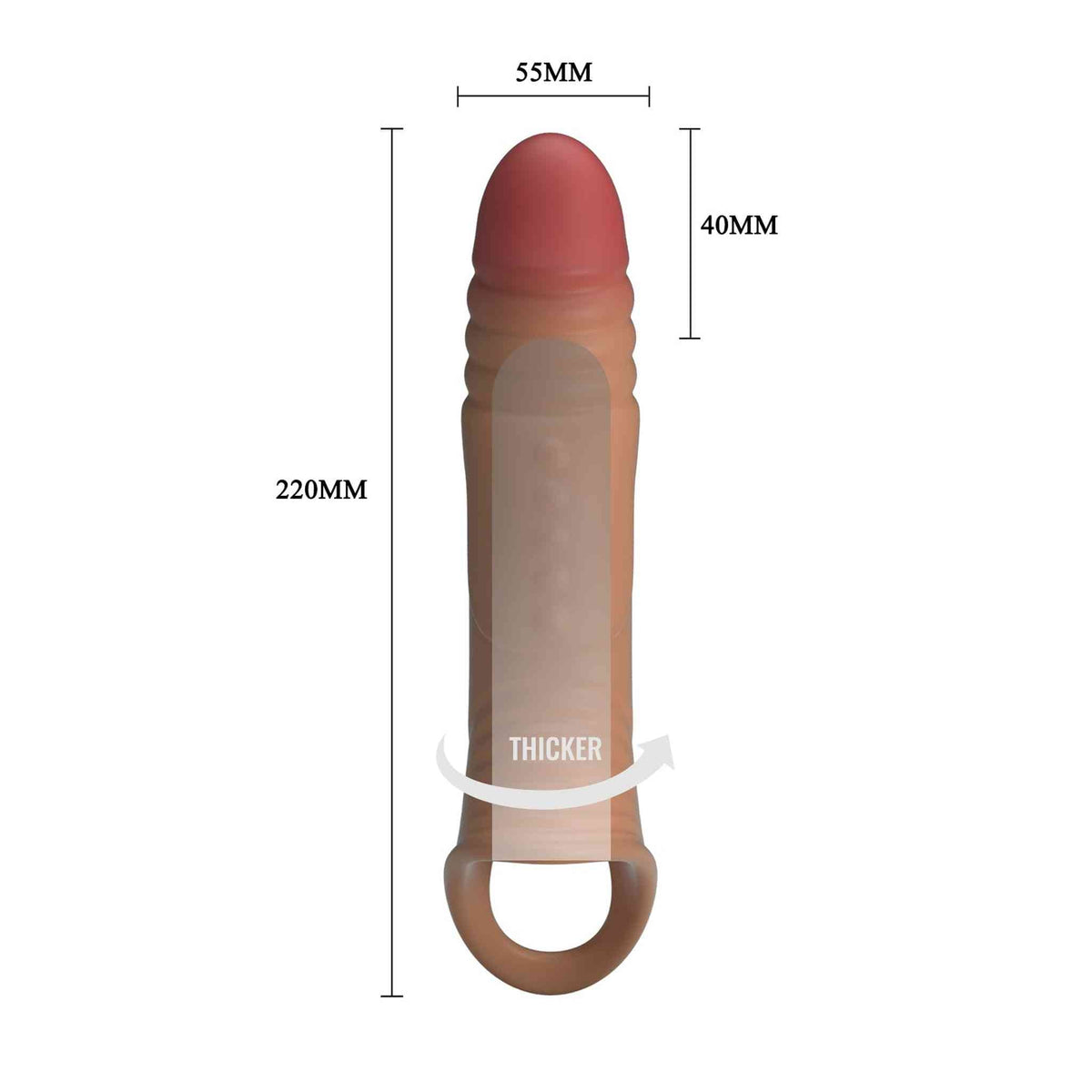 Guaina Stimolante Extra Soft Con Vibrazione