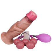 Hand-pump egg-laying dildo for women masturbator