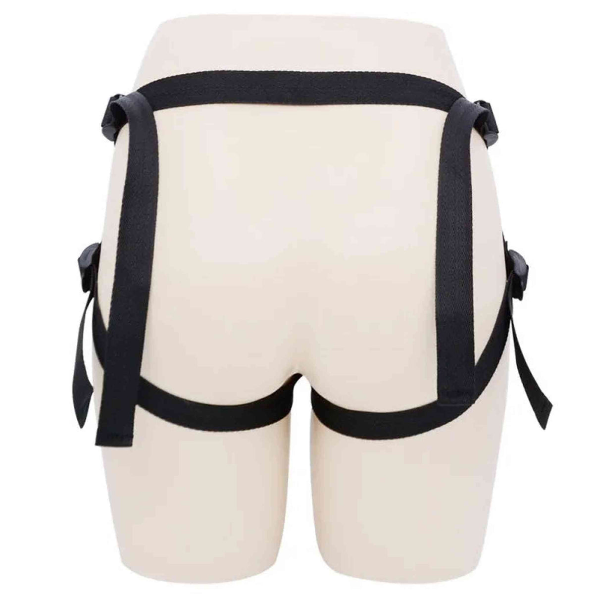 Harness Nero Per Falli Con Ventosa