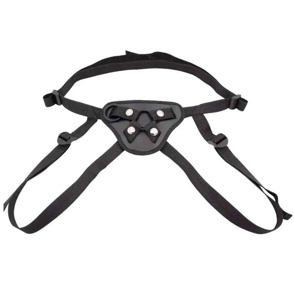 Harness Nero Per Falli Con Ventosa