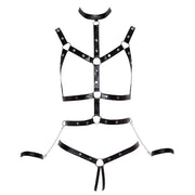 Harness con manette e collare
