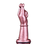 Heart-to-heart Gesture Big Dildo Soft Silicone Dildo For Women Vaginal Massage Masturbator