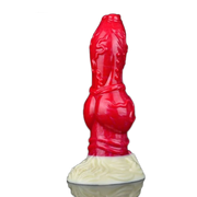 Hellfire Dog Monster Penis Fantasy Dildo Silicone Soft Dildo