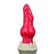 Hellfire Dog Penis Fantasy Monster Dildo Women Silicone Masturbator