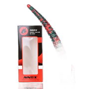 Dildo tentacolo mostro rosso e verde in silicone Platinum con confezione