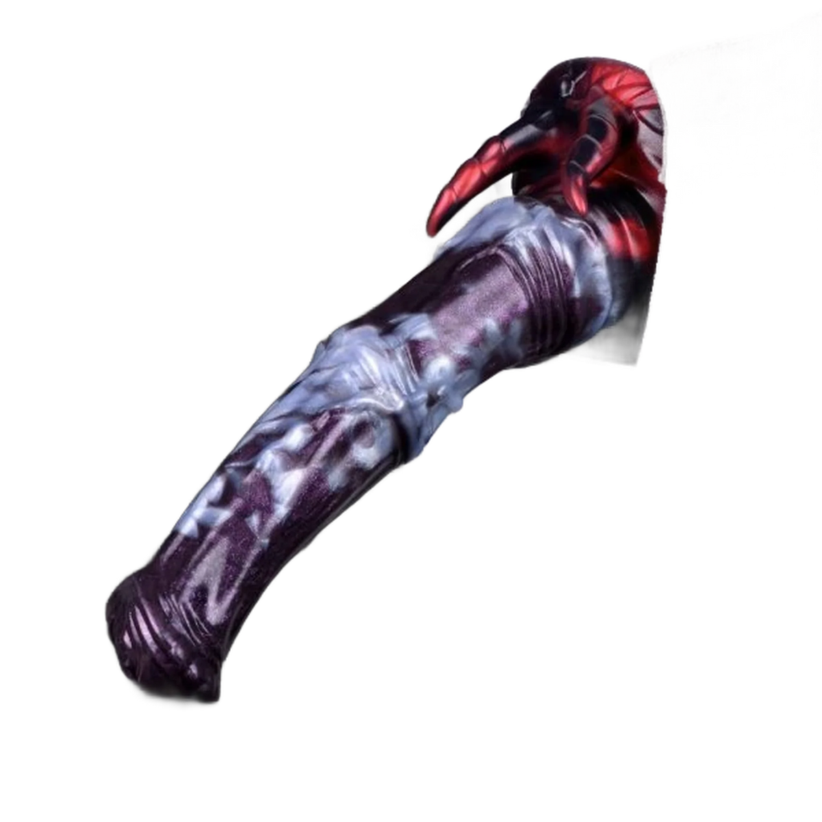Dildo Hellfire Vicky silicone viola-blu artigli occhio