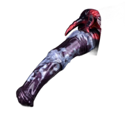 Dildo Hellfire Vicky silicone viola-blu artigli occhio