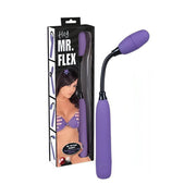 Confezione vibratore Hey Mr.Flex viola You2Toys con illustrazioni posizioni d'uso
