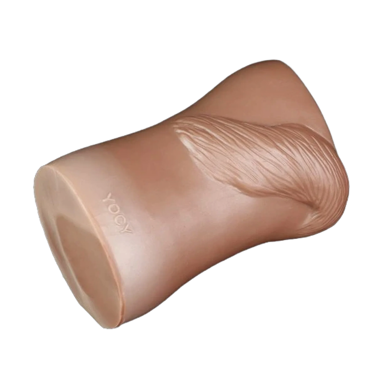 Retro toy Horse Nana in silicone liscio color pelle con logo YOOCY