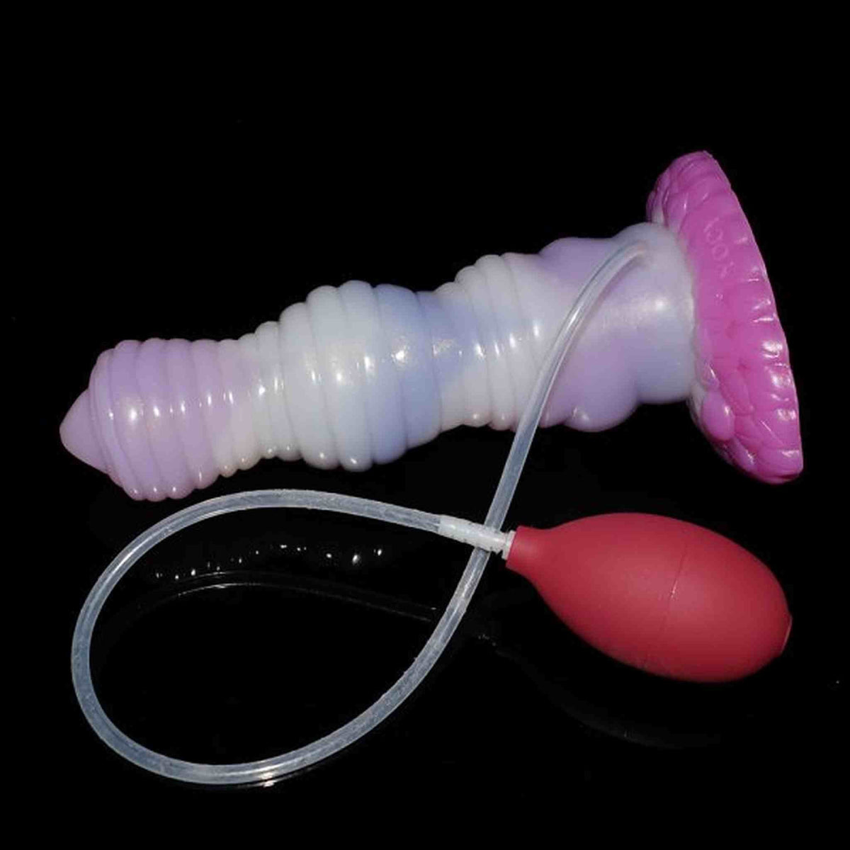 Profilo dildo erogatore Hurricane orizzontale con pompa e tubo
