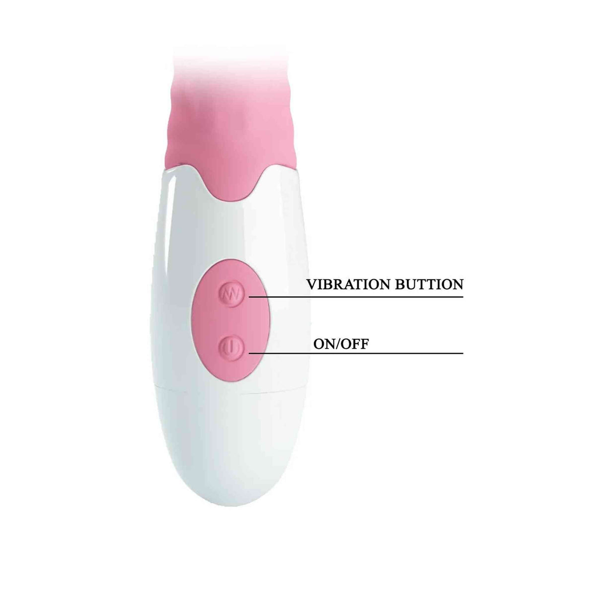 Hyman Vibratore Rabbit in Silicone con 30 modalità di vibrazione