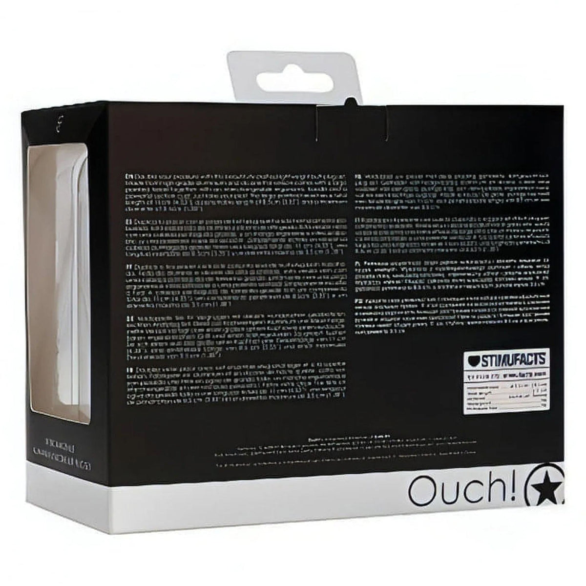 Interchangeable Butt Plug Set - Rounded Large - Black