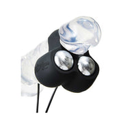 Masturbatore elettrico Jett Guybrator Hot Octopuss nero con capsule metalliche e testa trasparente