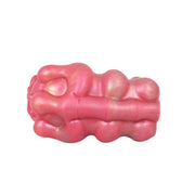 Profilo masturbatore Jagged Bones rosa in silicone liquido con rilievi simili a ossa