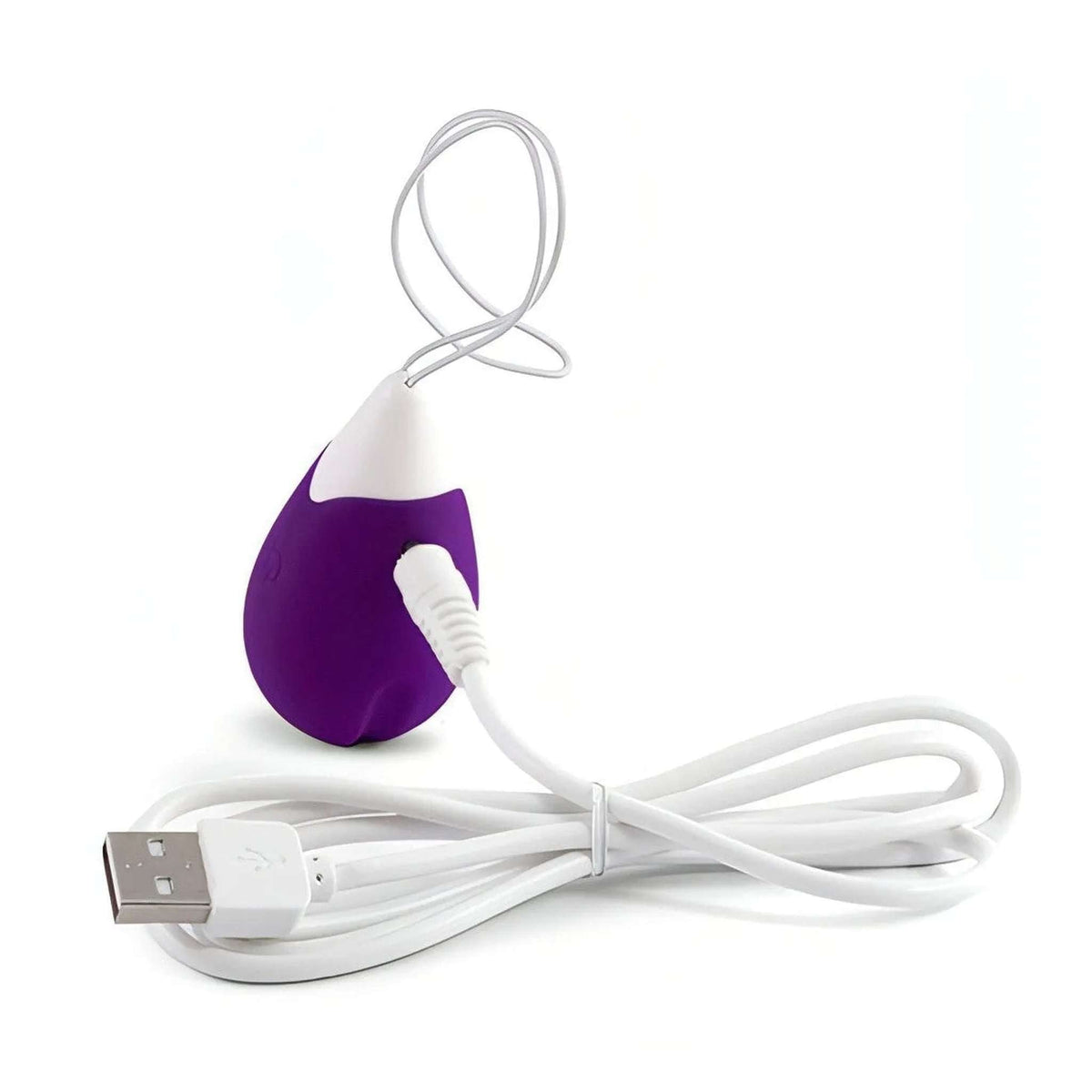 Ovulo vibrante wireless Jan viola e bianco con cavo USB
