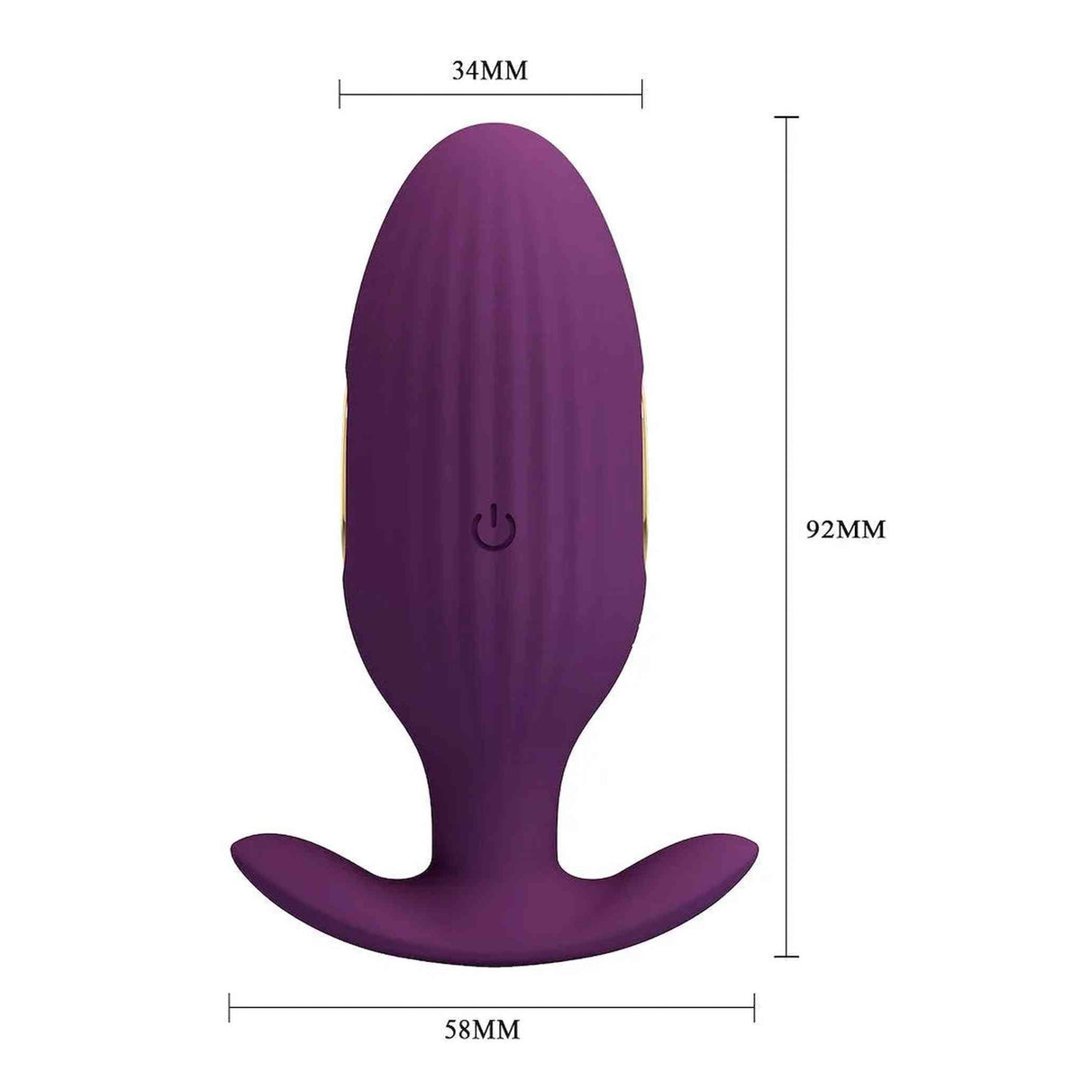 Jefferson Plug Anale a controllo remoto con Vibrazione ed Elettroshock