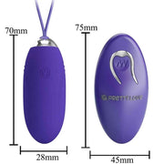 Jenny Ovetto Vibrante Wireless in Silicone con 12 vibrazioni
