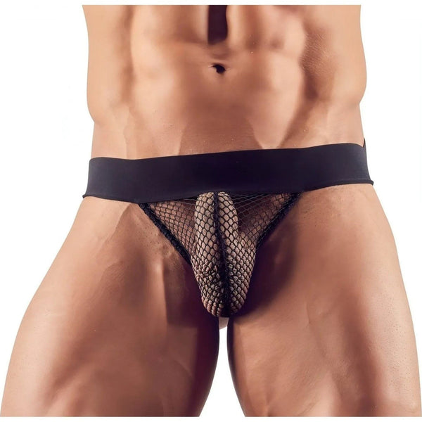 Jockstrap a rete - Nero
