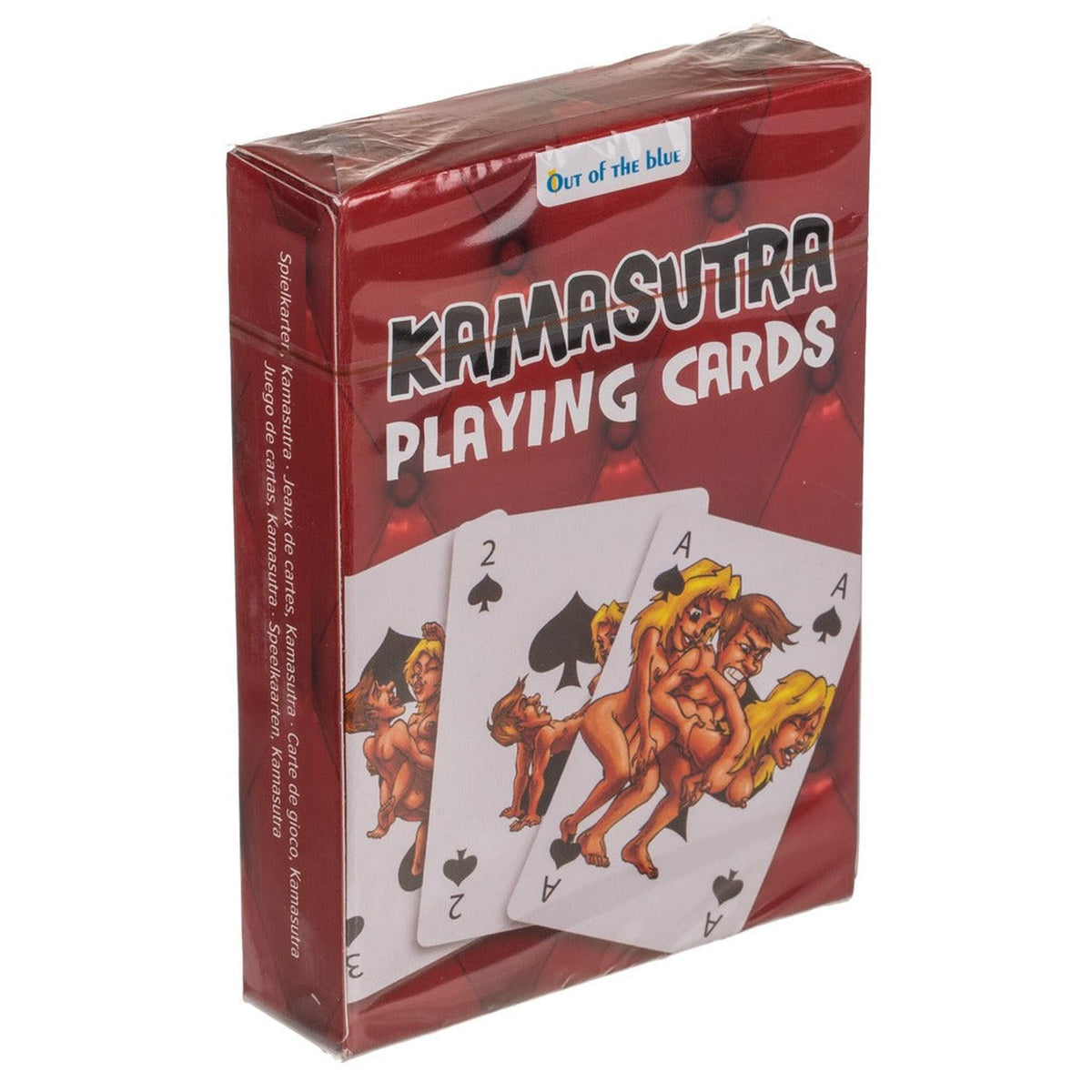 Scatola carte da gioco Kamasutra Out of the Blue con illustrazioni erotiche
