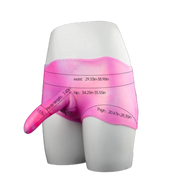 Kangaroo Cock Dildo Silicone Leather Pants