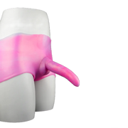 Kangaroo Cock Dildo Silicone Leather Pants