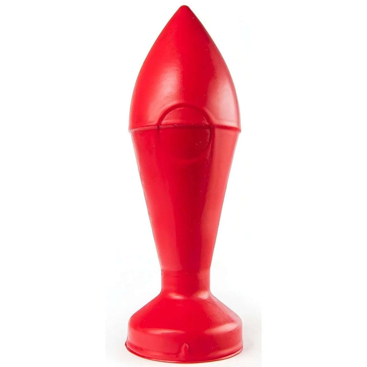 Plug anale rosso Karwi Rosso conica con ventosa base