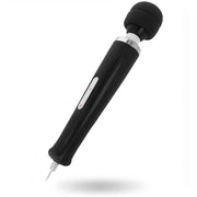 Keanu Wand massaggiatore nero con testa a bulbo in silicone e motore silenzioso