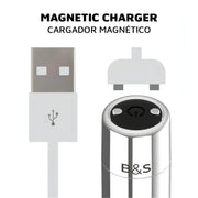 Kernex 2 - Bullet in silicone con 10 diversi programmi di vibrazione -Argento, Ricaricabile