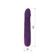 Lancelot Vibratore a Spinta Semi Realistico