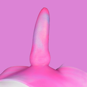 Inserto pene silicone granuloso rosa viola marchio FIAK su pantaloncini