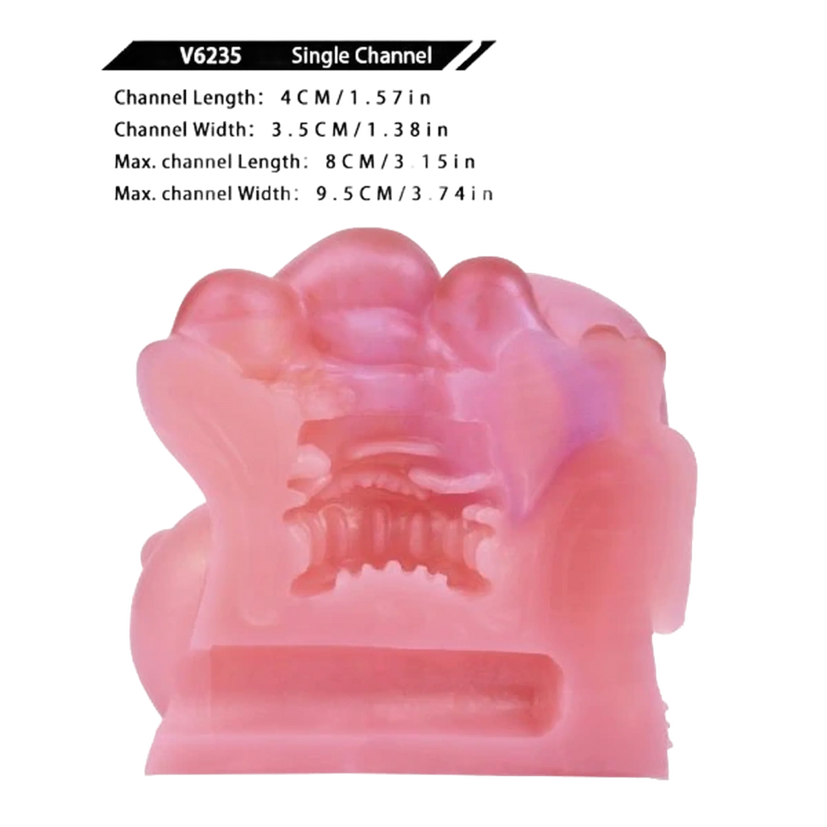 Liquid silicone Vibrating Masturbator