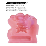 Liquid silicone Vibrating Masturbator