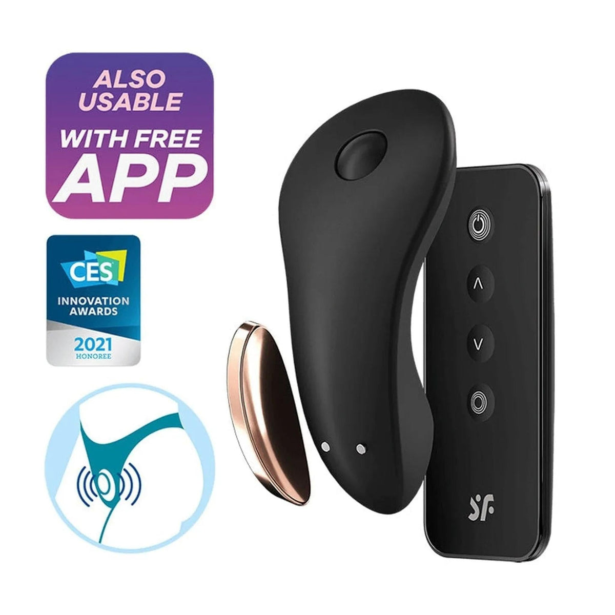 Vibratore panty wireless compatibile app premio innovazione CES 2021